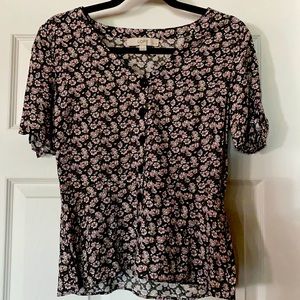 Loft Petites Button Down Top